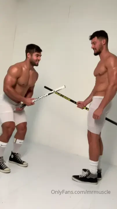 Me amp dann00dann getting our hockey on behind the scenes video from 