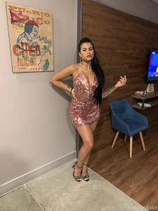 Hey loves what do you think of my new dress tip me 10 if you think i