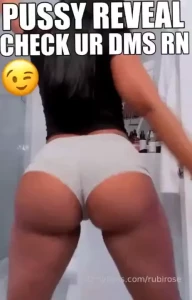 Pussy reveal shi boo just wait till you see me strippin my booty