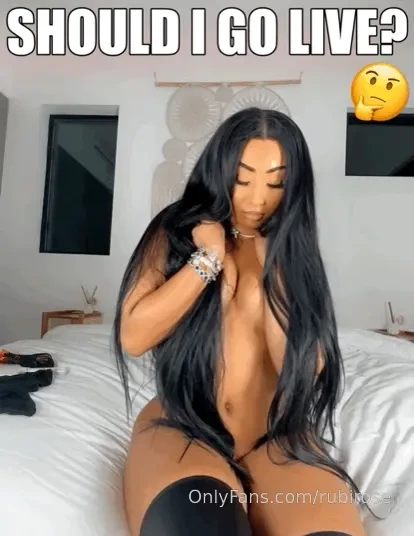 Should i go live im fr thinking abt turning up on here for yall and go 