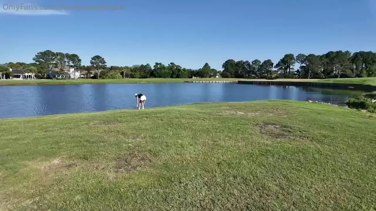 On a par 5 if there is water erin will find it 