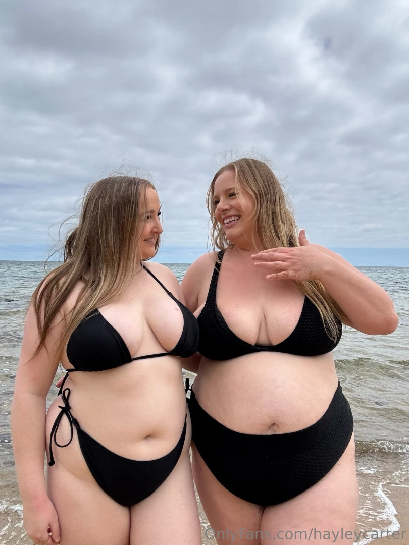 Secluded nude beach all to ourselves of course we had to get our tits 