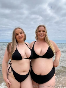 Secluded nude beach all to ourselves of course we had to get our tits part 1