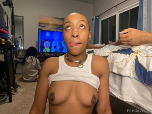 Daddy gave me a facial while the fam watched tv