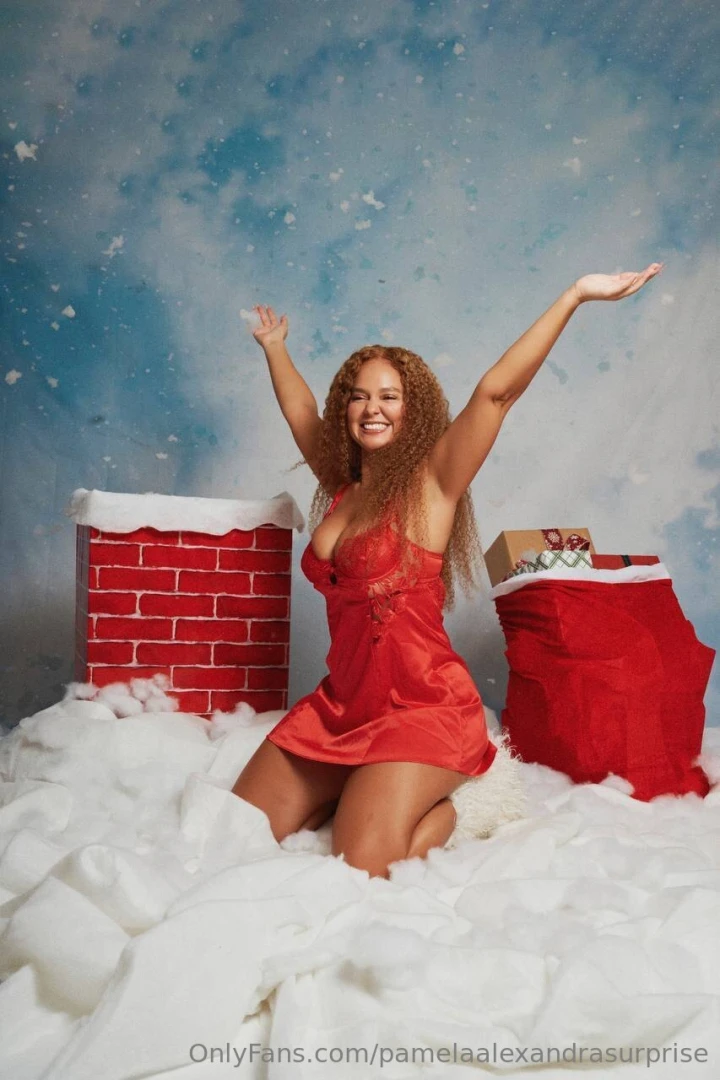 Happy pam caught in camera 