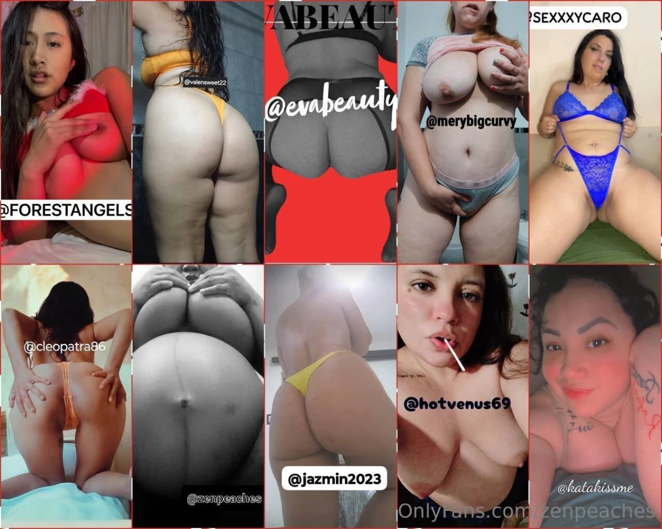 Forestangels valensweet22 evabeauty merybigcurvy sexxxycaro 