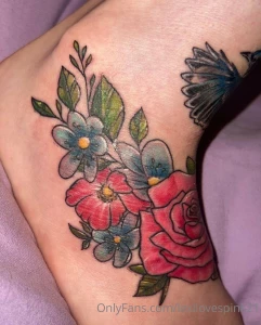My 5th tattoo is me honoring the birth of my beautiful baby girl part 1