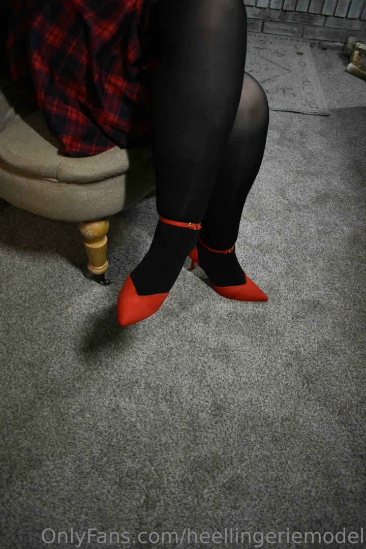 Red and black with heels part 3 