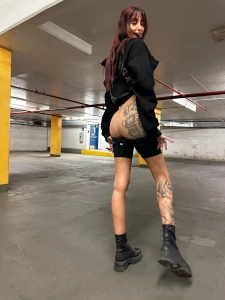 No ones in the parking garage i guess i will play by myself