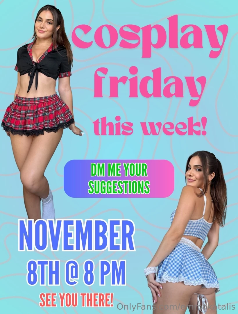 It s the sexy time of the month again get ready for a new cosplay live 