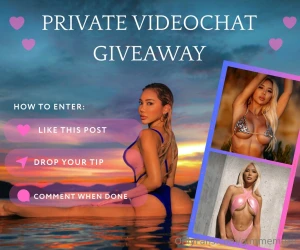 Private video chat giveaway closed a 2000 video chat for just 20 yeah