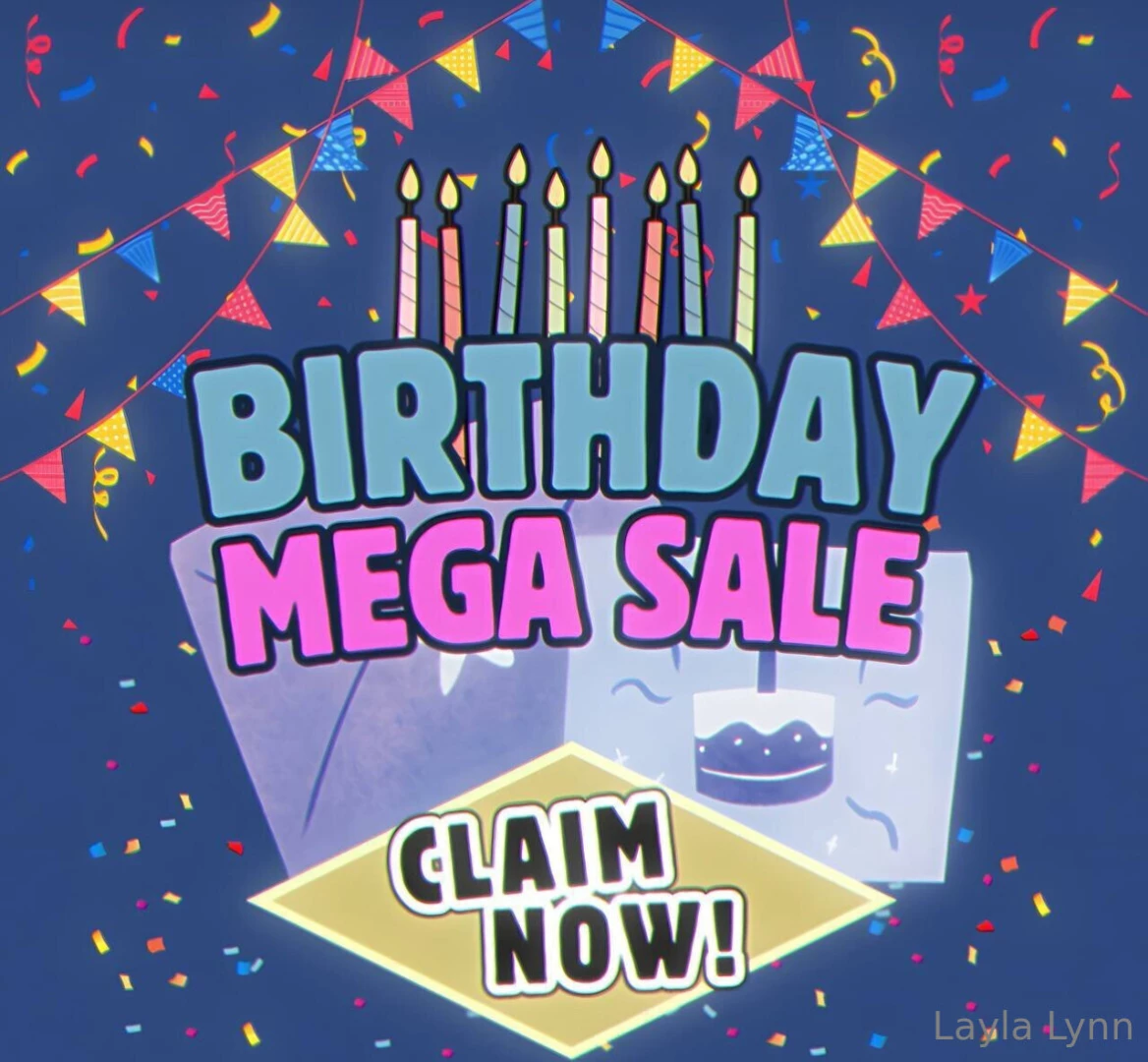B-day mega sale first 25 subs tip 10 get all 500 worth of my porn anal 
