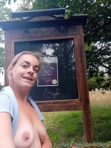 Around pirbright village with my tits out p pirbright surrey woking part 1