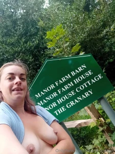 Around pirbright village with my tits out p pirbright surrey woking part 3