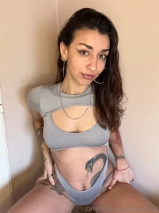 Some more pics of my new grey lingerie hihi part 1