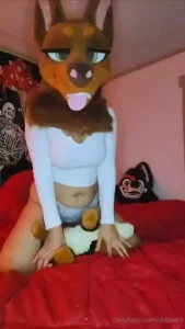 Horny milf and her plushie what could go wrong