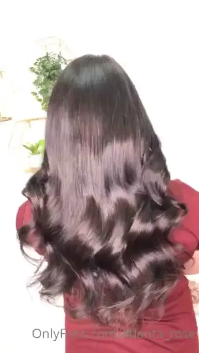 My new hair thank you to the guys that payed towards it x 