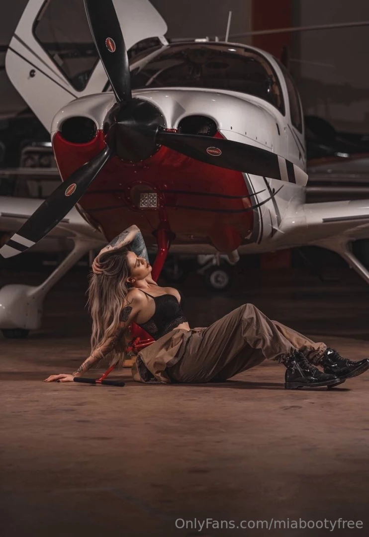 This hot pilot is ready to taken off jump on board unbuckle up and part 289 