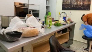 Cooking with my hungarian friend csabi who is so funny part 3