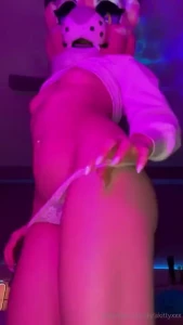 Oiled up and spreading right in your face