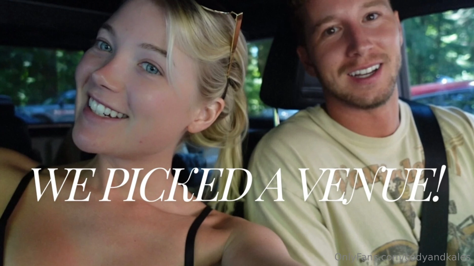 We picked out wedding venue check out our oftv episode about it 