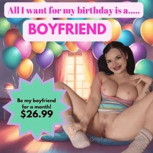 lillypinkk - Birthday boyfriend make my wish come true as your new gf i m gonna 