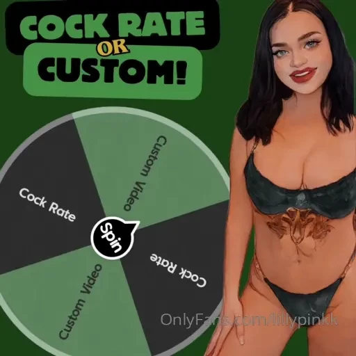 Custom or cock rate ready to play baby you could win a 5 minute custom 