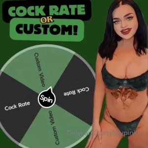 lillypinkk - Custom or cock rate ready to play baby you could win a 5 minute custom 