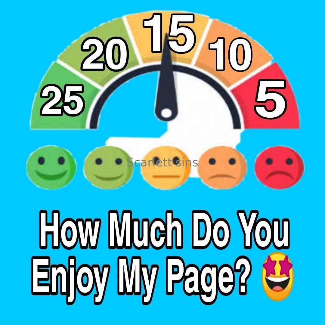 How much do you love my page tip 5 - 25 on how much you enjoy being on 