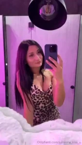 The curves of a sexy girl are comparable to the grace of a wild cat