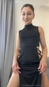 What kind of pussy do you expect to see under my black dress