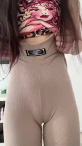 Like if you want to taste my pussy through the thin fabric of my