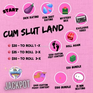 Tip 20 to roll the dice everyone wins every time a list of prizes are
