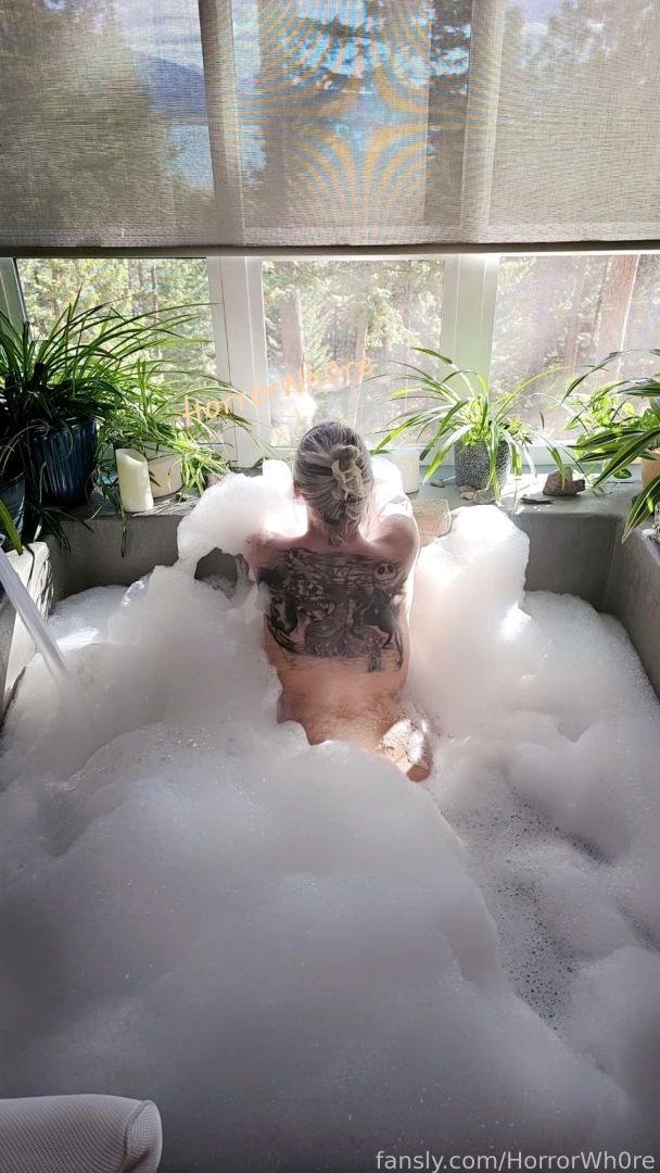 Im not typically much for baths but the bathtub that this airbnb had part 1 