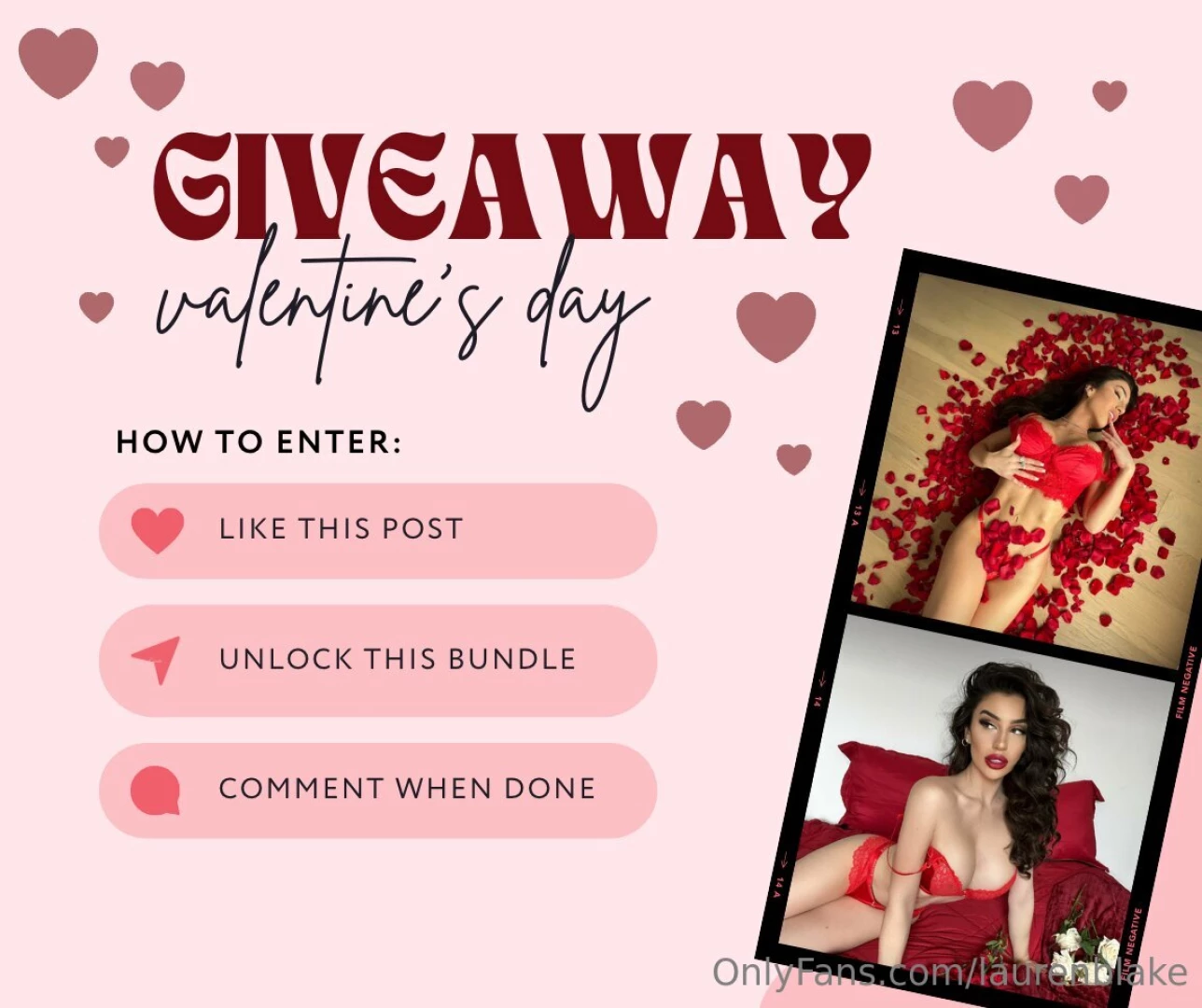 Valentines day giveaway i never do giveaways but the love and support 