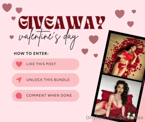 Valentines day giveaway i never do giveaways but the love and support