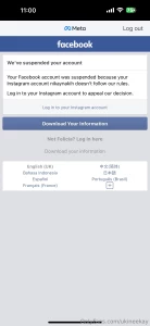 So both my instagram and facebook has been permanently disabled part 1