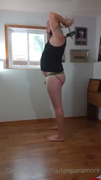 Want to watch daddy work out if you re good i ll even let you sniff 