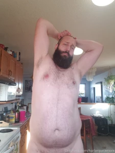 Daddy in the kitchen