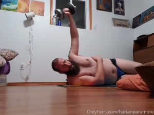 Workout time if you re a dirty pig who wants to sniff a sweaty jock part 2