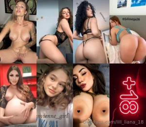 Sarahmontanafree lucybluee amara_li julievega26 pregnantmariska