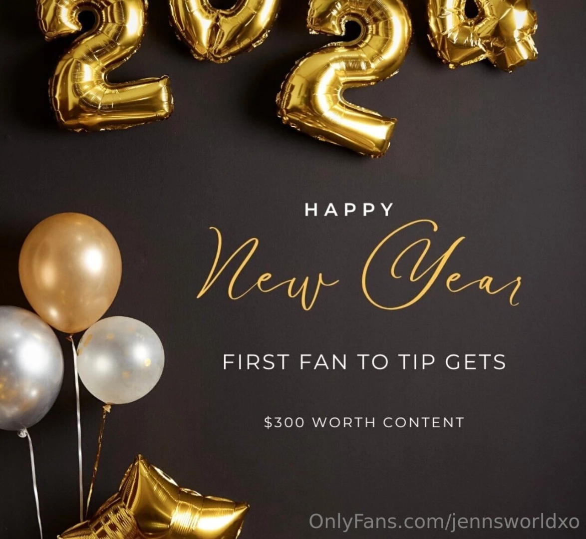 Happy new year first fan to tip 30 gets 300 worth of content part 1 