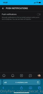 Can someone please tell me why onlyfans has a push notification option