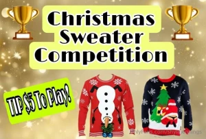 Christmas sweater competition tip 5 to play and take part send your
