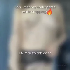 Hot striptease and ripped panties what better way to get excited than