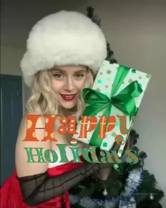 Naughty missis santa are you ready to play with the naughty santa and