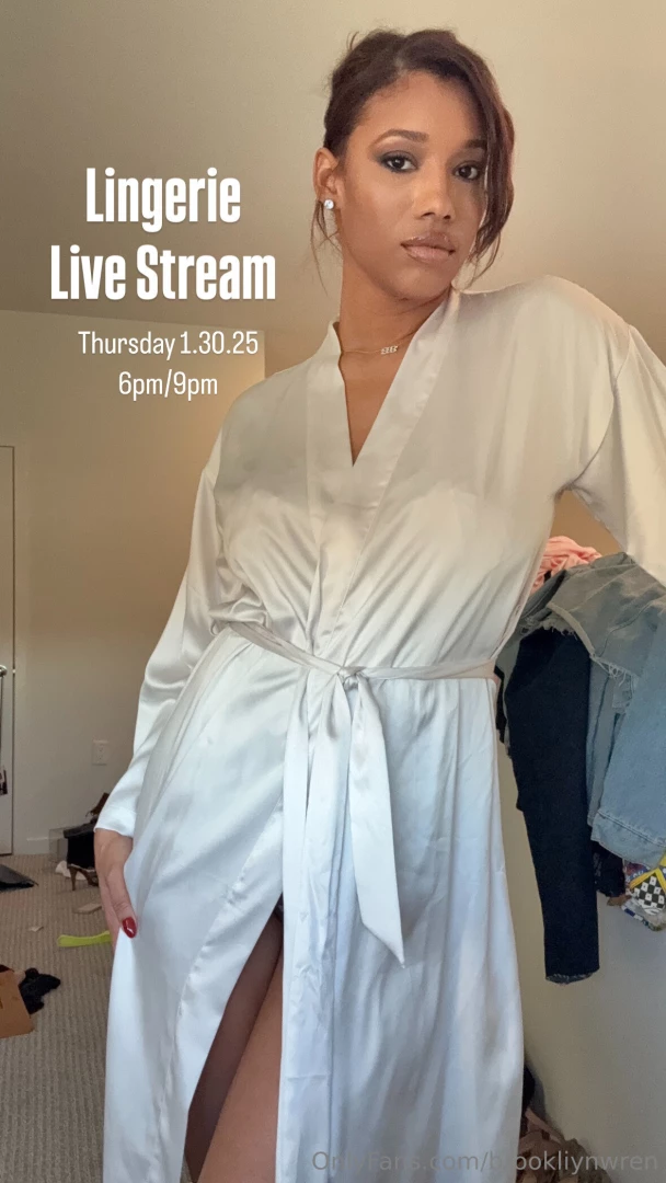 Lingerie live stream tomorrow thursday at 6 9pm est 
