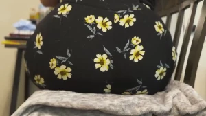 Coworker finds you in her chair