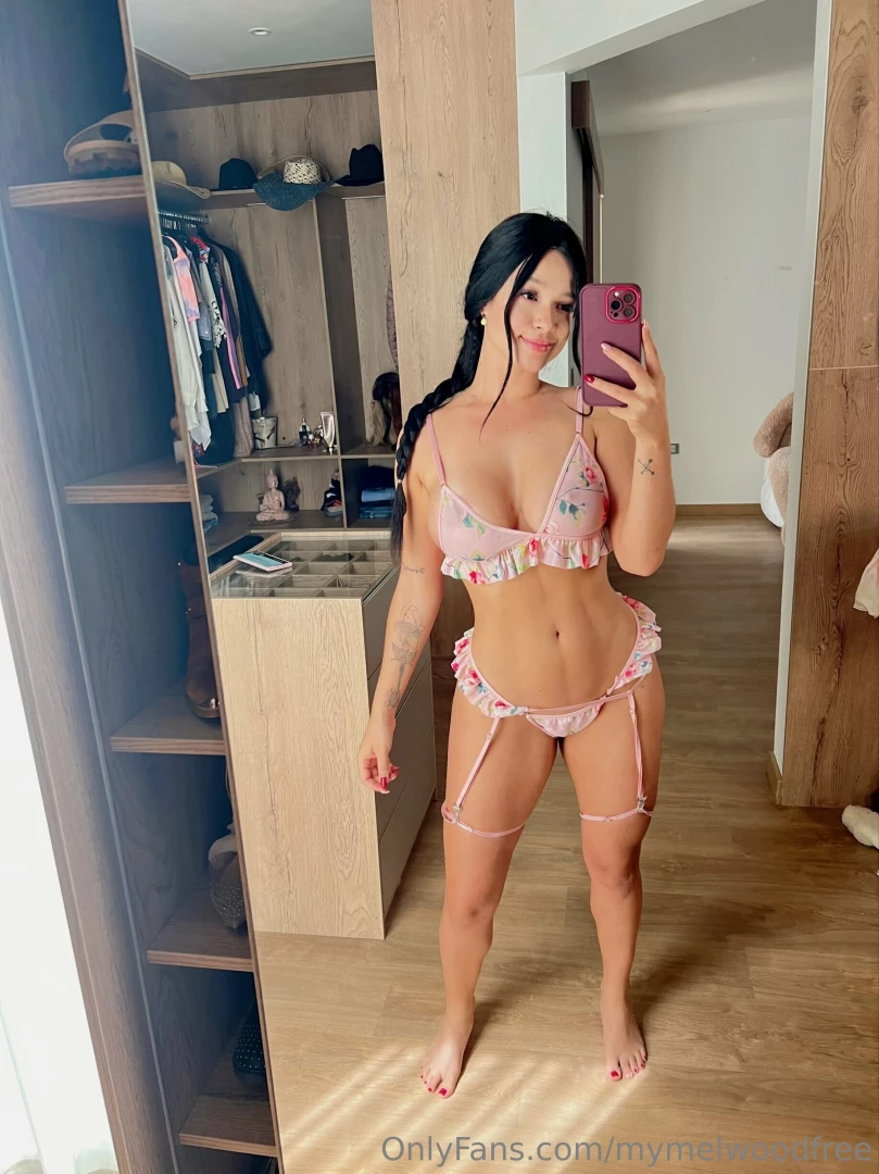 You like my new lingerie i think pink looks sooo cute on me do you part 2 