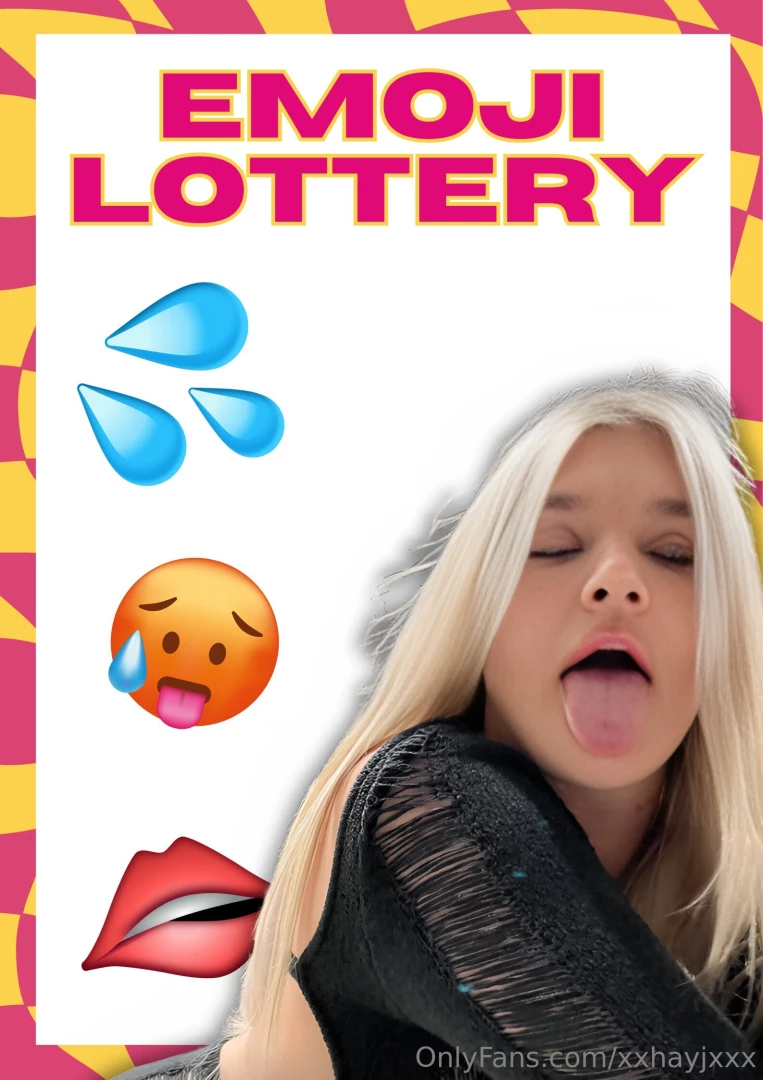 Emoji lottery ready to test your luck then come and play with me just 